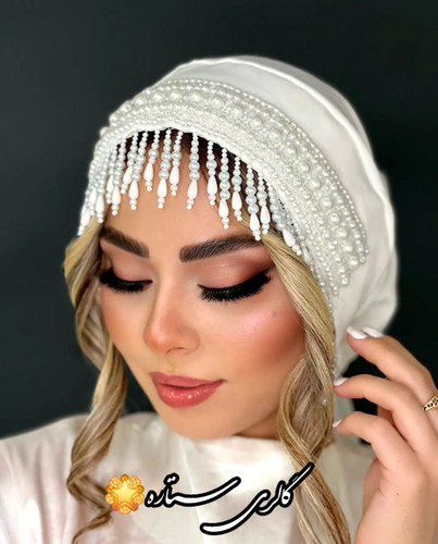 توربان مجلسی مدل ریزشی کریستال و مروارید