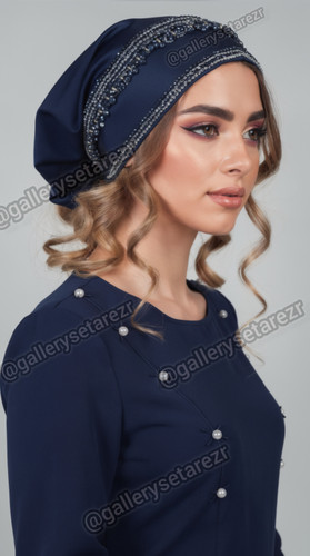 توربان جواهردوزی مدل بهاره رهنما بدون ریزش