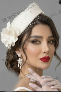 کلاه فرانسوی مدل لیندا(پیلباکس سرتخت) با دیزاین گل ویا پاپیون از برندگالری ستاره